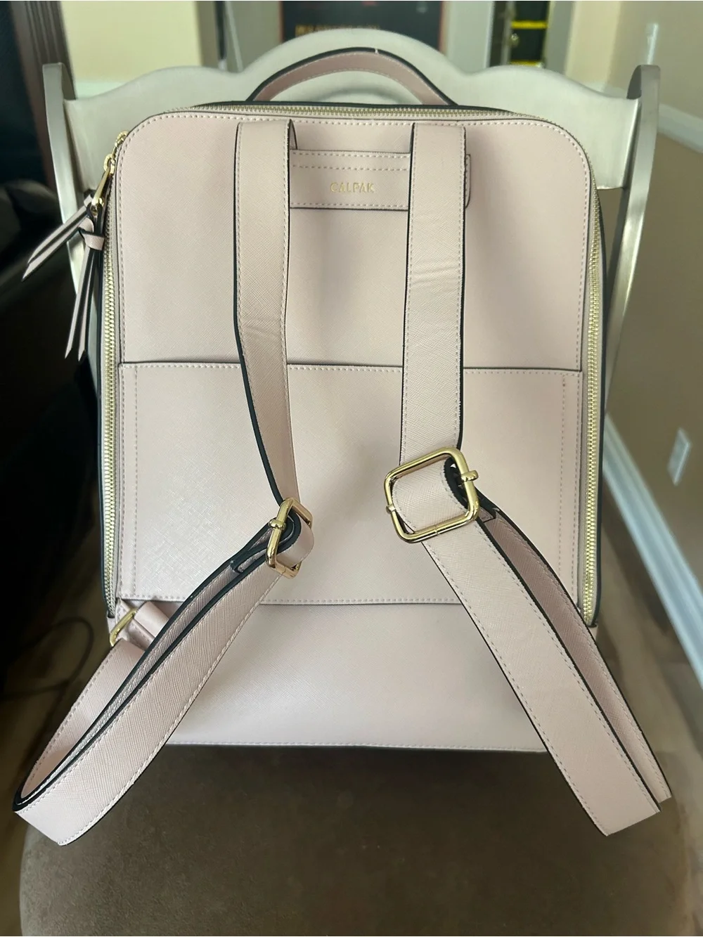Pink Calpak Kaya Laptop Backpack